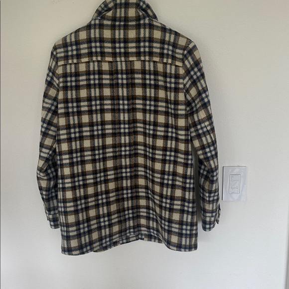 Sézane Will Jacket Plaid Wool Coat Size S - Picture 5 of 12